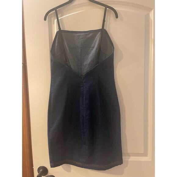 DOLCE & Gabbana -Blue Denim dress Vintage  size 46 Italy - Picture 5 of 8